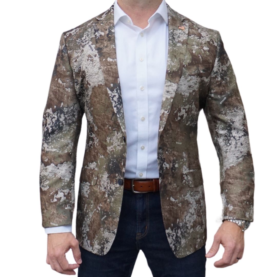 TrueTimber® STRATA Camouflage Blazer for Men Perfect Pattern Sportcoats